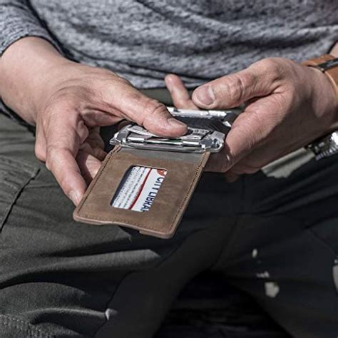 cnc machined wallet leather cover|m1 wallet.